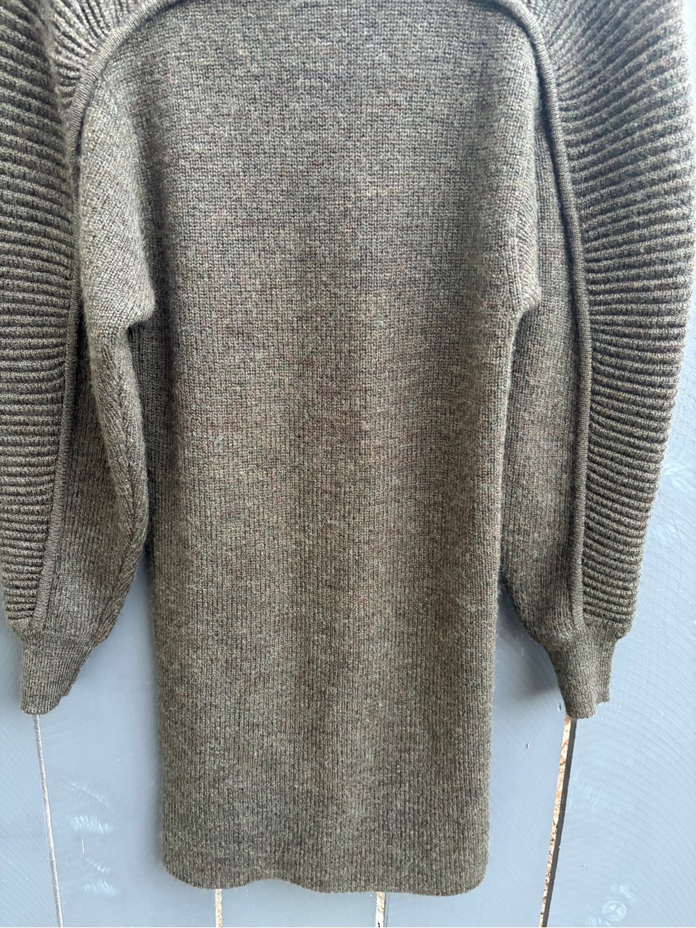 Isabel Marant Hilde Dark Khaki Sweater Dress size EU 38 US 6 Excellent Shape - Picture 11 of 11